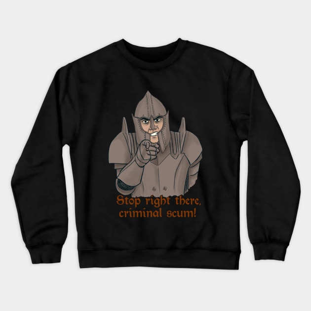 Oblivion guard Crewneck Sweatshirt by Steamheart